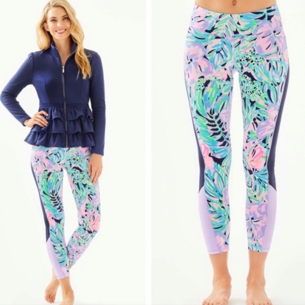FINAL PRICE Lilly Pulitzer High Rise Weekender Leggings In Bermuda